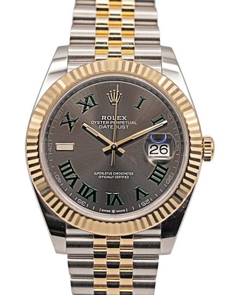 rolex datejust 41 wimbledon fluted bezel jubilee|rolex datejust 41 smooth bezel.